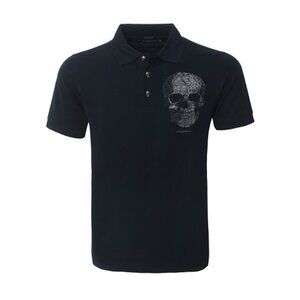 Look 54 HAUPTSTADTROCKER Death's Head Polo, Size XL